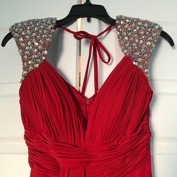 Red Prom Dress - Picture 2 of 5